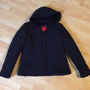 Esprit Quilted Black Jacket Size S